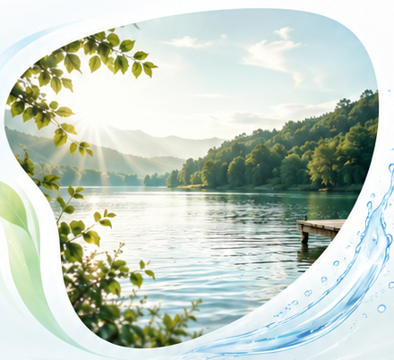 Paysage aquatique naturel