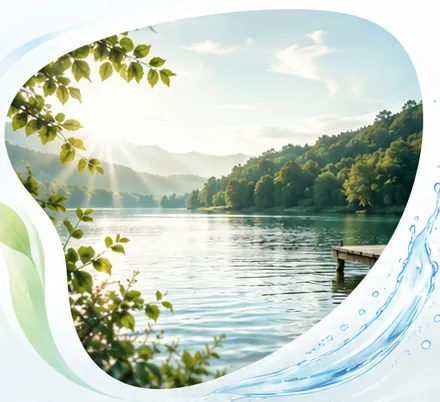 Paysage aquatique naturel